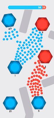 Скачать Clash of Dots - 1v1 RTS (Взлом Много монет) версия 0.7.3 на Андроид