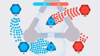 Скачать Clash of Dots - 1v1 RTS (Взлом Много монет) версия 0.7.3 на Андроид