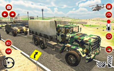 Скачать Army Truck Driving Army Games (Взлом Много денег) версия 1.0 на Андроид