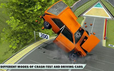 Скачать Car Crash Driving Simulator: Beam Car Jump Arena (Все открыто) версия 1.2 на Андроид