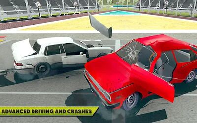 Скачать Car Crash Driving Simulator: Beam Car Jump Arena (Все открыто) версия 1.2 на Андроид