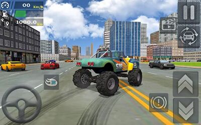 Скачать Monster Truck Stunts Simulator (Встроенный кеш) версия 1.2 на Андроид