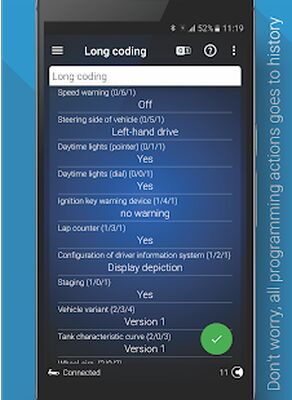 Скачать OBDeleven Диагностика автомобиля (Полный доступ) версия 0.47.1 на Андроид