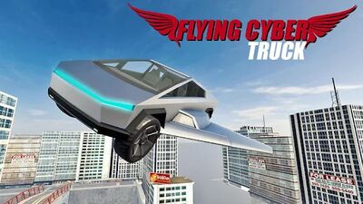 Скачать Real Flying Cyber Truck Electric Car 3D Simulator (Все открыто) версия 1.1.3 на Андроид