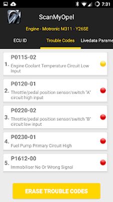 Скачать ScanMyOpel (Полная) версия 1.1.36 на Андроид