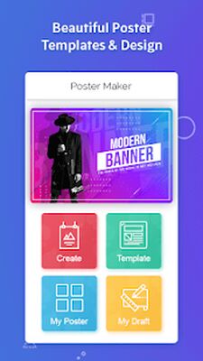 Скачать Poster Maker, Flyers, Banner, Logo Ads Page Design (Неограниченные функции) версия 9.1 на Андроид