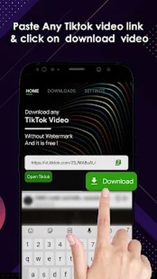 Скачать Video Downloader for TikTok - No Watermark (Встроенный кеш) версия 1.0.88 на Андроид