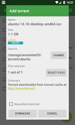 Скачать tTorrent Lite - Torrent Client (Разблокированная) версия 1.7.3 на Андроид