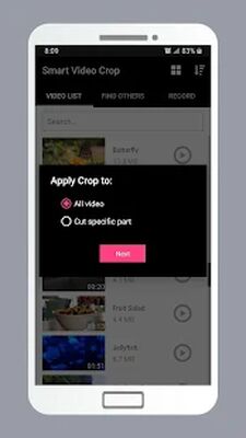 Скачать Smart Video Crop - Crop any part of any video (Все открыто) версия 2.0 на Андроид