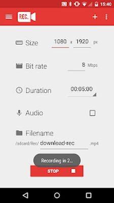 Скачать Rec. (Screen Recorder) (Полный доступ) версия 1.8.9 на Андроид