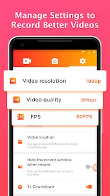 Скачать Screen Recorder & Video Capture, My Video Recorder (Разблокированная) версия 1.7.4 на Андроид