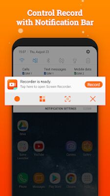 Скачать Экранный рекордер - рекордер и видеоредактор (Полный доступ) версия 6.3.1 на Андроид