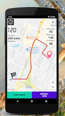 Скачать GPS спидометр  (Все открыто) версия 2.2.1 на Андроид