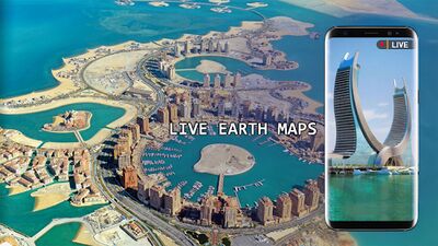 Скачать Live Earth Map-Street View Map (Встроенный кеш) версия 4.1 на Андроид