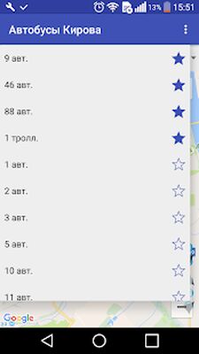 Скачать Автобусы Кирова (Встроенный кеш) версия 0.2.3 на Андроид