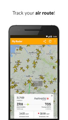 Скачать Отслеживание полетов в реальном времени (Неограниченные функции) версия 2.0 на Андроид