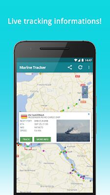 Скачать Поиск судов - Морской радар (Без Рекламы) версия 1.4.0 на Андроид