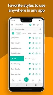 Скачать Stylish Text - Fonts Keyboard, Stickers, Nicknames (Разблокированная) версия 2.4.4-gms на Андроид