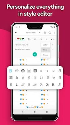 Скачать Stylish Text - Fonts Keyboard, Stickers, Nicknames (Разблокированная) версия 2.4.4-gms на Андроид