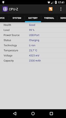 Скачать CPU-Z (Без кеша) версия 1.41 на Андроид