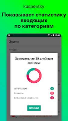 Скачать Антиспам: Kaspersky Who Calls (Все открыто) версия 1.29.0.39 на Андроид