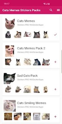 Скачать Смешной наклейки мем кошки WAStickerApps (Полная) версия 1.7.0 на Андроид