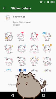 Скачать Анимированные WAstickerApps коты и котята Наклейки (Без кеша) версия 5.19 на Андроид
