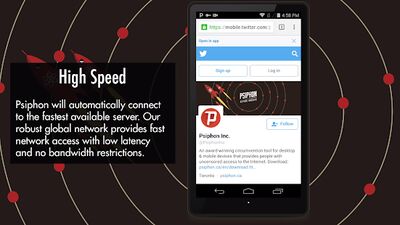 Скачать Psiphon Pro - The Internet Freedom VPN (Без Рекламы) версия 334 на Андроид