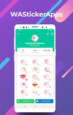 Скачать Stickers store - Sticker for WhatsApp and Telegram (Неограниченные функции) версия 5.89 на Андроид