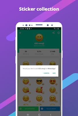 Скачать Stickers store - Sticker for WhatsApp and Telegram (Неограниченные функции) версия 5.89 на Андроид