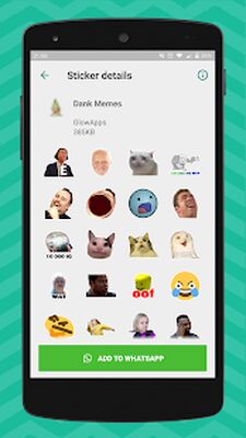 Скачать Meme Stickers for WhatsApp (Без Рекламы) версия 1.09 на Андроид