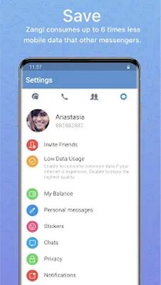 Скачать Zangi Private Messenger (Полный доступ) версия 5.2.9 на Андроид