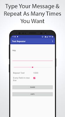 Скачать Text Repeater (Неограниченные функции) версия 1.0 на Андроид