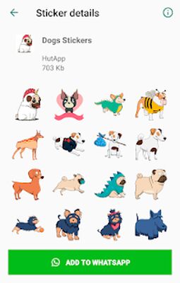 Скачать Best Dog Stickers for WhatsApp WAStickerApps (Полный доступ) версия 1.9 на Андроид