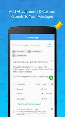 Скачать SKEDit Scheduling App: Schedule WhatsApp SMS Calls (Без кеша) версия 2.9.9.8 на Андроид