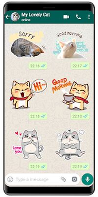 Скачать WAStickerApps кошачий мем, каваий кот наклейки (Без кеша) версия 2.0 на Андроид