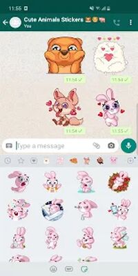 Скачать Beautiful Animals Stickers WAStickerApps (Все открыто) версия 1.5.1 на Андроид