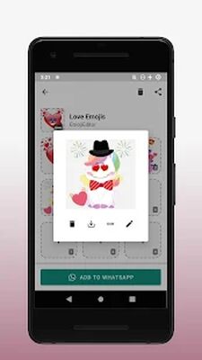 Скачать Emoji Sticker Editor (Без кеша) версия 1.5.11 на Андроид