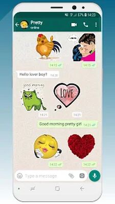 Скачать WeLove : любовные стикеры (WAStickerApps) (Без кеша) версия 4.3.0 на Андроид