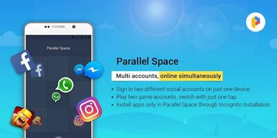 Скачать Parallel Space Lite－Dual App (Разблокированная) версия 4.0.9070 на Андроид