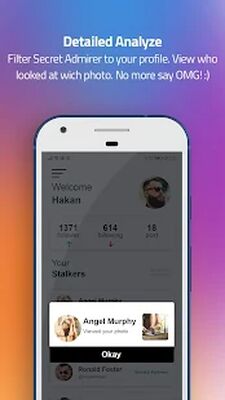 Скачать InMyStalker-кто просматривал мой профиль instagram (Все открыто) версия 1.0 на Андроид