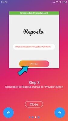 Скачать Reposta - Repost for Instagram (Все открыто) версия 3.6 на Андроид