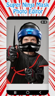 Скачать Super Ninja Mask Photo Editor (Полный доступ) версия 1.4 на Андроид