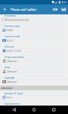 Скачать Photo Exif Editor (Полная) версия 2.2.11 на Андроид