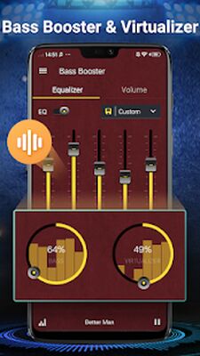 Скачать Эквалайзер - Усилитель громкости и Усилитель баса (Неограниченные функции) версия 1.9.0 на Андроид