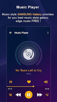 Скачать Music Player For Galaxy (Без кеша) версия 3.0 на Андроид