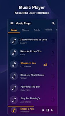 Скачать Music Player For Galaxy (Без кеша) версия 3.0 на Андроид