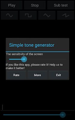 Скачать Простой генератор звука (Разблокированная) версия 1.21 на Андроид