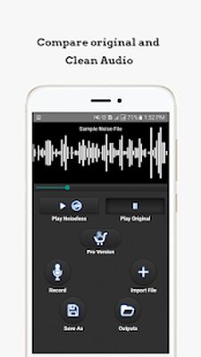Скачать Mp3, WAV шумоподавитель, без шума аудио конвертер (Полная) версия 0.6.3 на Андроид
