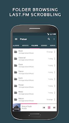 Скачать Pulsar Музыкальный плеер - Pulsar Music Player (Полный доступ) версия 1.10.8 на Андроид